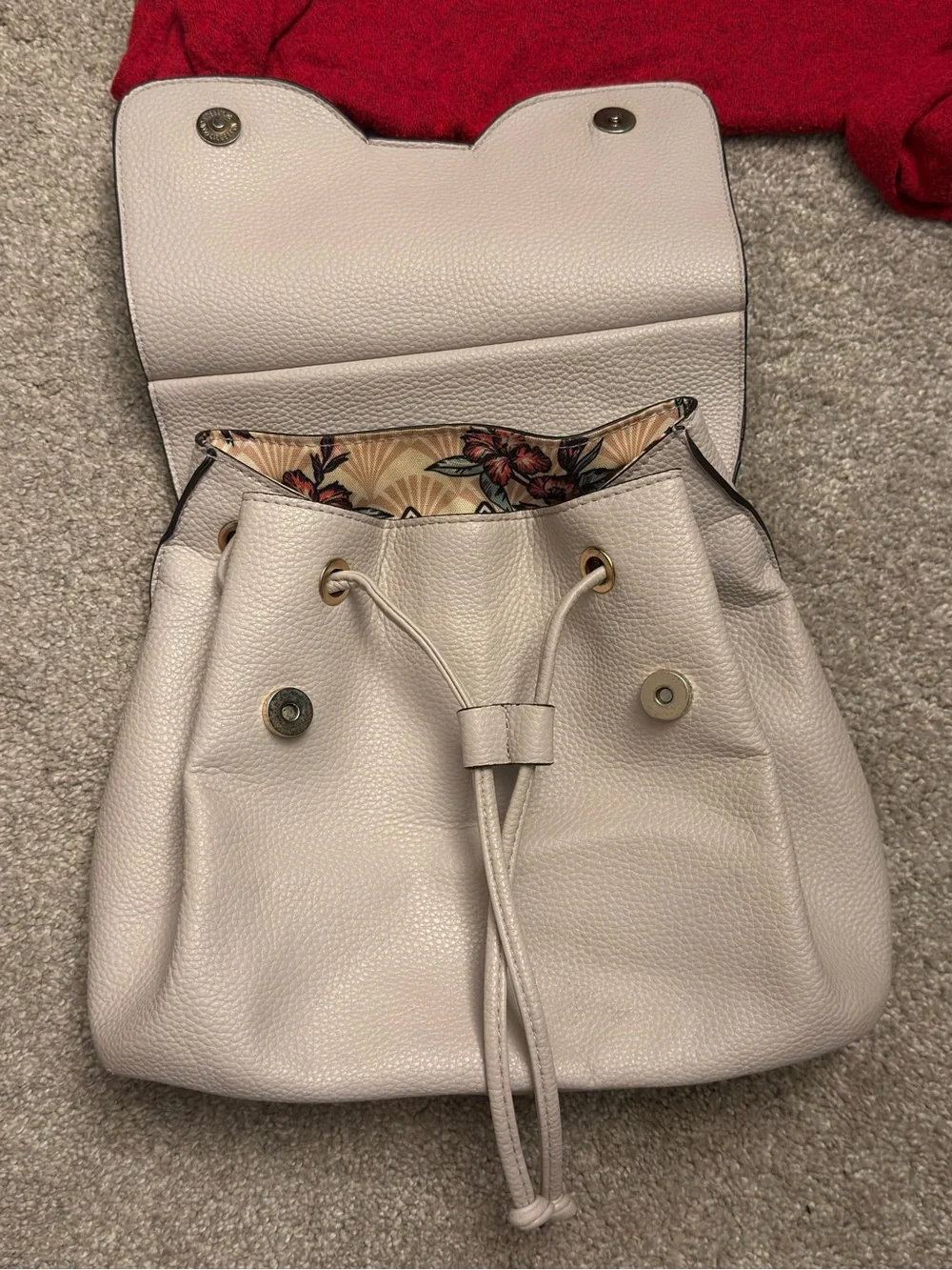 Nanette Lepore Tan Faux Leather 